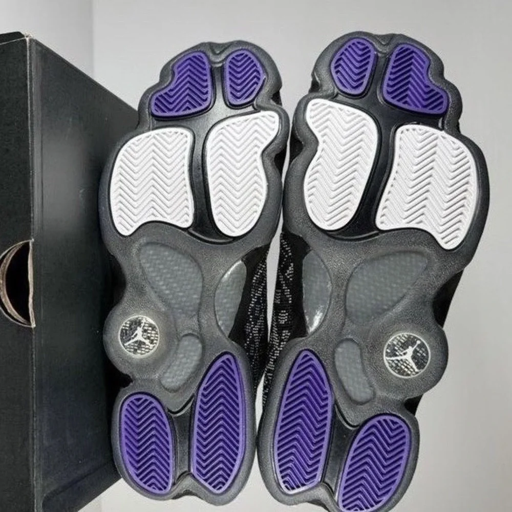 Jordan Horizon Premium‎ Black Purple Steel Light Charcoal 822333-022 Mens 9.5